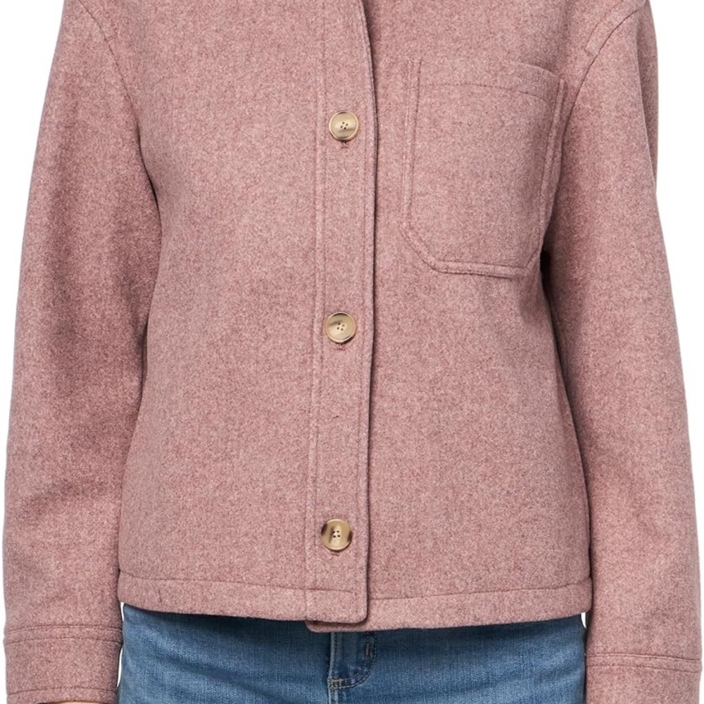 Levi's womens Harper Wool Shortie Jacket X-Small Rose Taupe